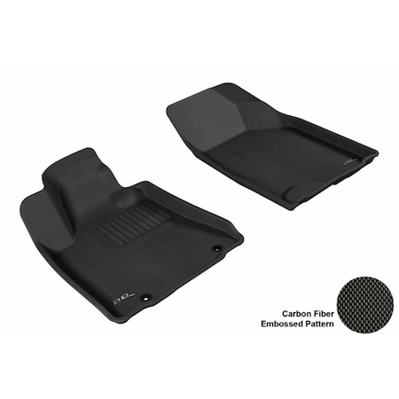 3D Maxpider L1LX01011509 LEXUS RX330/350 2004-2009 KAGU BLACK R1 Floor Mat L1LX03911509